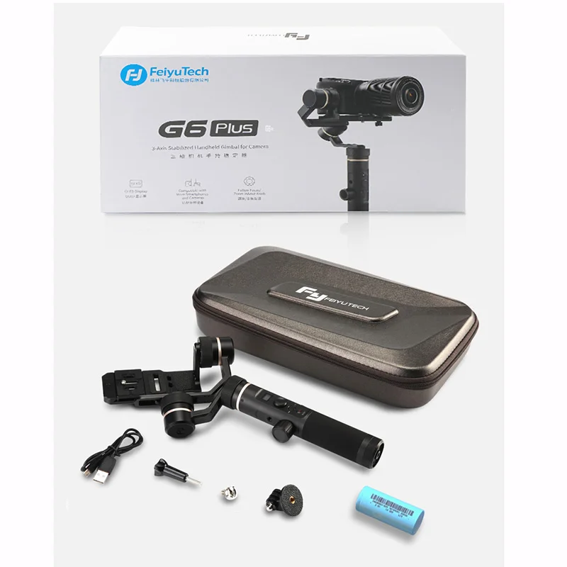 FY FEIYUTECH G6 плюс 3-осевой ручной шарнирный стабилизатор для камеры Gopro для mi женские низкие Туфли-один Canon sony экшн Камера смартфон крепление для спортивной камеры xiao mi Gopro 7 6 5