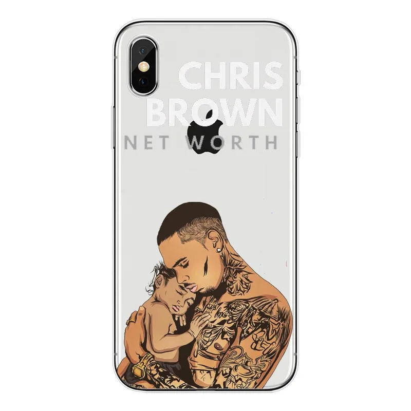 O cantor Chris Brown свежий RNB чехол для телефона из мягкого силикона ТПУ с рисунком Caso