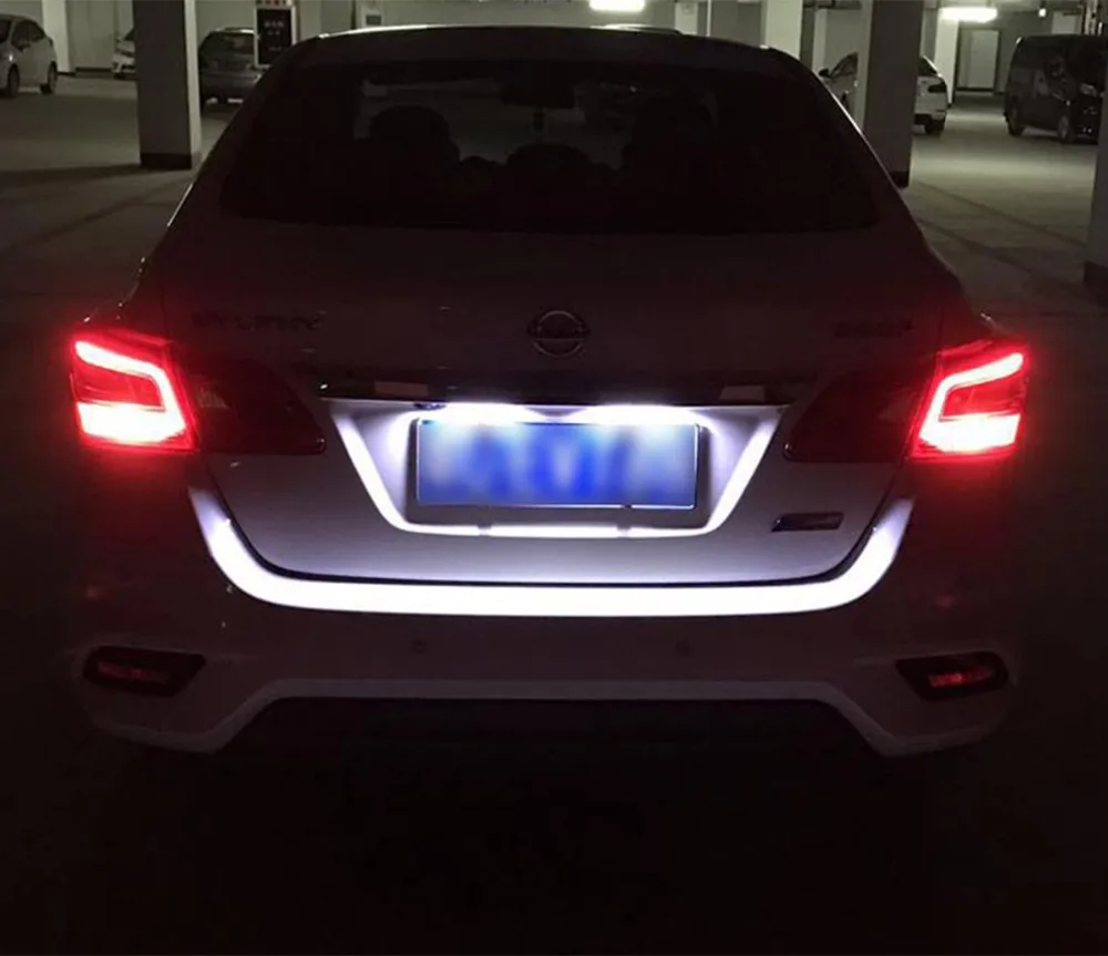 Современный Автомобильная фара DRL 66 W 4014 66SMD Противотуманные фары H7 T20 7440 7443 1156 1157 7000LM белого и красного цветов хода Включите одиночные огни