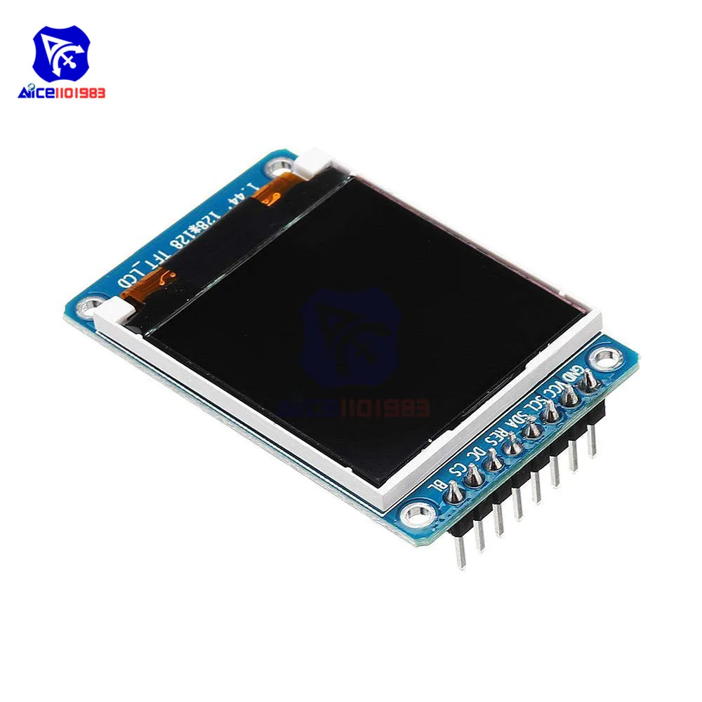 1,44 дюймовый TFT lcd 65K цветной дисплей 128x128 последовательный порт SPI модуль ST7735 для 51 ARM Arduino