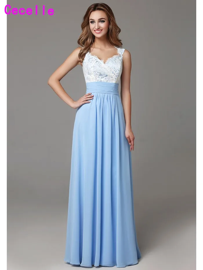 2019 реальное изображение синего пляжное платье для подружки неветы длинные на