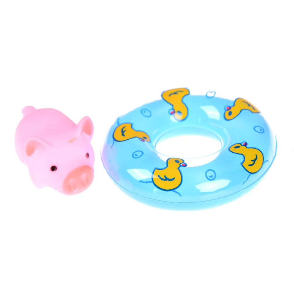 3 шт./компл. Squeeze Sound Squeaky игрушка для купания малышей Игрушки ванны Мультяшные