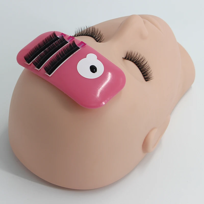 5pcs/lot Silicone Eyelash Holder Pad for Extensions Lash Stands Forehead Glue Pallet | Красота и здоровье