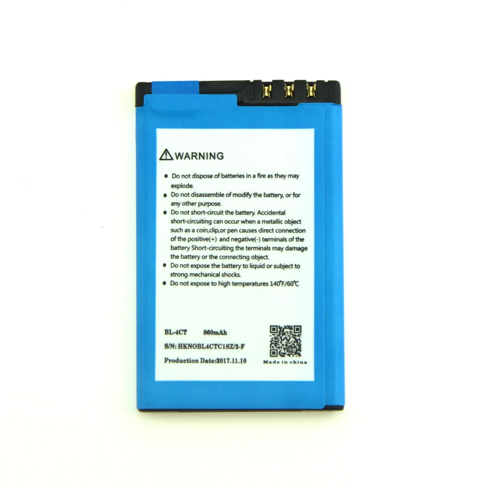 Hkfastel Новый BL 4CT 4ct литий ионный Сотовый телефон Батарея для Nokia 2720f 2720a 2720 раза 5310