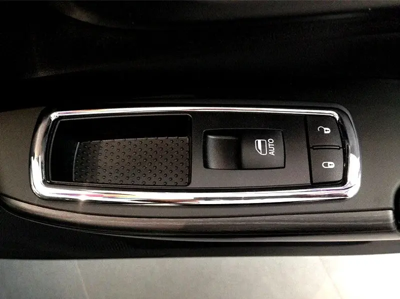 Внутренняя дверь подлокотник окно Лифт крышка отделка 4 шт. для Jeep Cherokee 2014 2015 2016