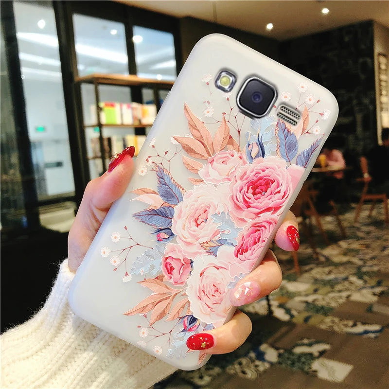 Роскошный coque чехол для Samsung Galaxy J3 2016 j310 задняя крышка телефона тисненый