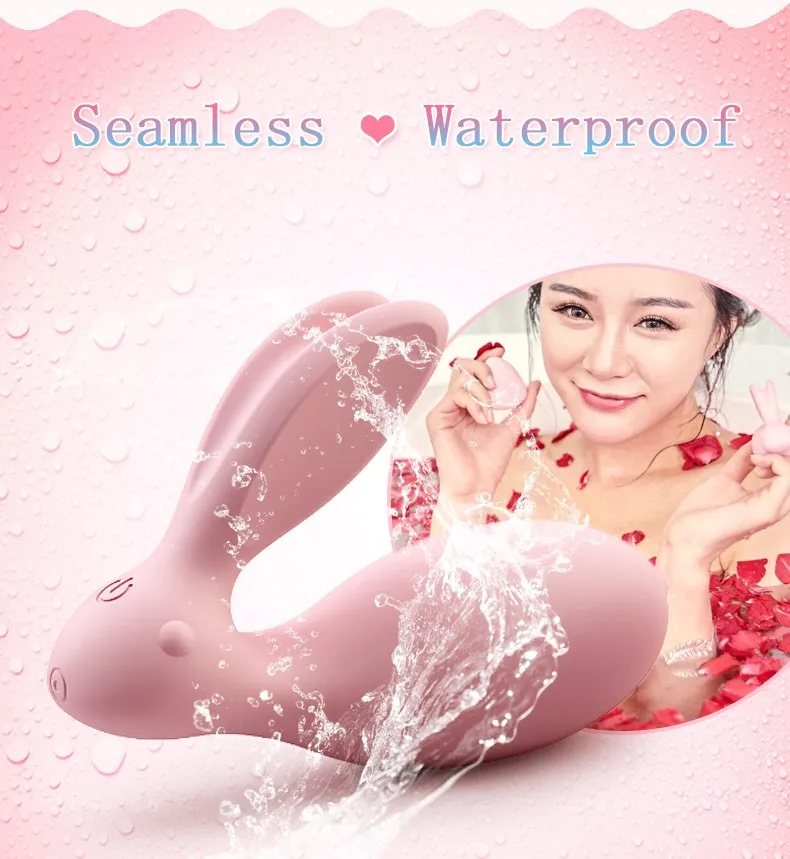 8 скоростей беспроводной Двойной вибрирующий кролик вибратор носимые секс