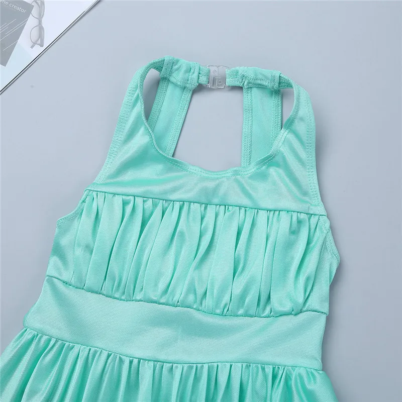 FEESHOW Child Lyrical Dancing Dress Irregular Ballet Tutu Girls Kids Dancewear Gymnastics Leotard Ballerina Party Costumes | Детская