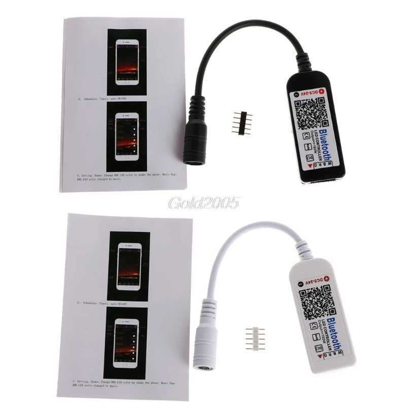 DC12V Светодиодный Мини wifi RGBW контроллер Bluetooth IOS/Android мобильный телефон беспроводной Apr и Прямая поставка
