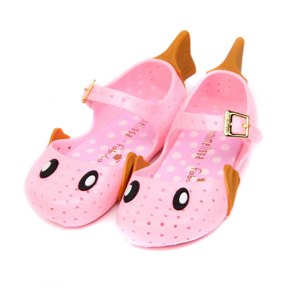 Mini Melissa Girl Sandals Breathable Fish Children Rain Wings Summer Flying 2019 Princess Shoes | Детская одежда и обувь