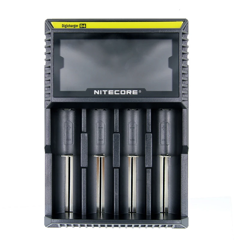 Зарядное устройство Nitecore D4 100% оригинал ЖК дисплей интеллектуальное зарядное Li Ion
