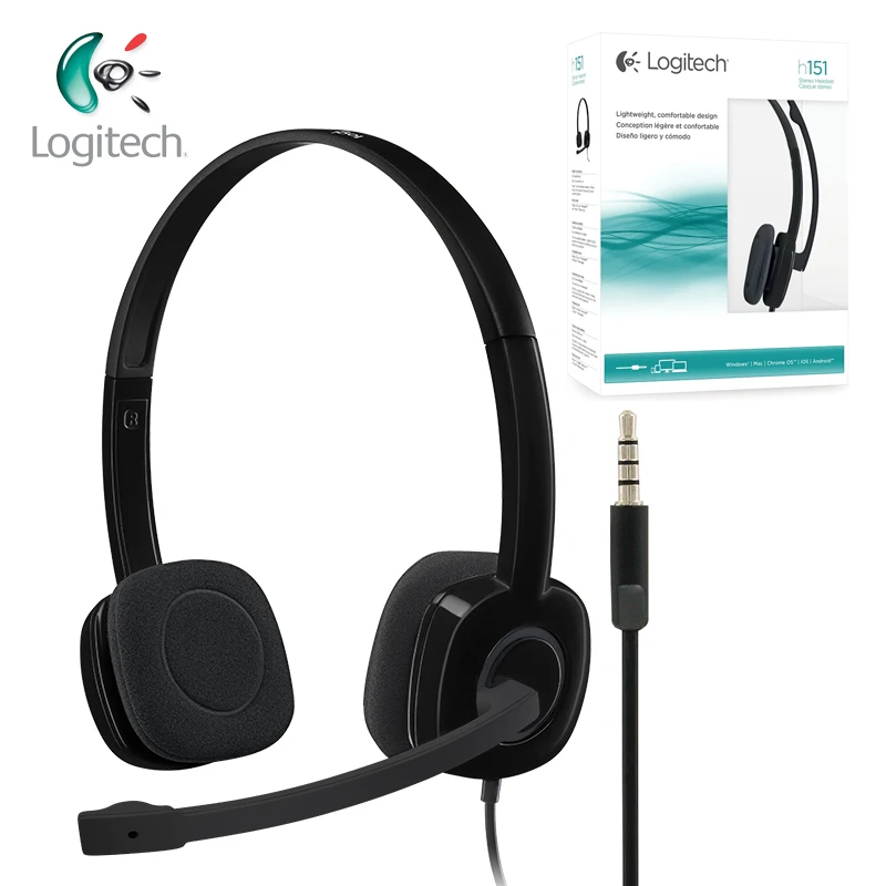 Стереонаушники Logitech H151 наушники с несколькими устройствами и встроенным