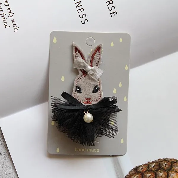 Розничная продажа 1 шт. модная симпатичная кружевная юбка с бантом заколки для