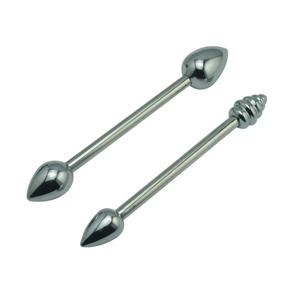 metal replaceable Double dildo Penetration anal beads butt plug basic fake penis vagina insert SM sex toys for man woman | Красота и