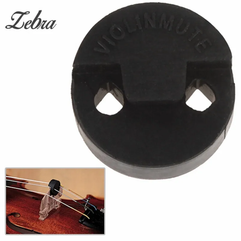 Акустическая Резина Zebra черная круглая для тренировки звука 3/4 4/4|violin parts|parts