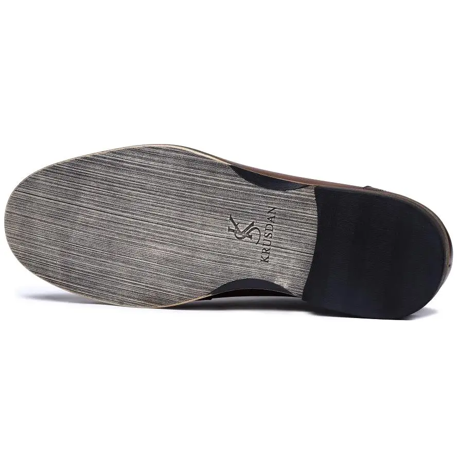 Мужские модельные туфли из натуральной кожи в стиле ретро Повседневная обувь