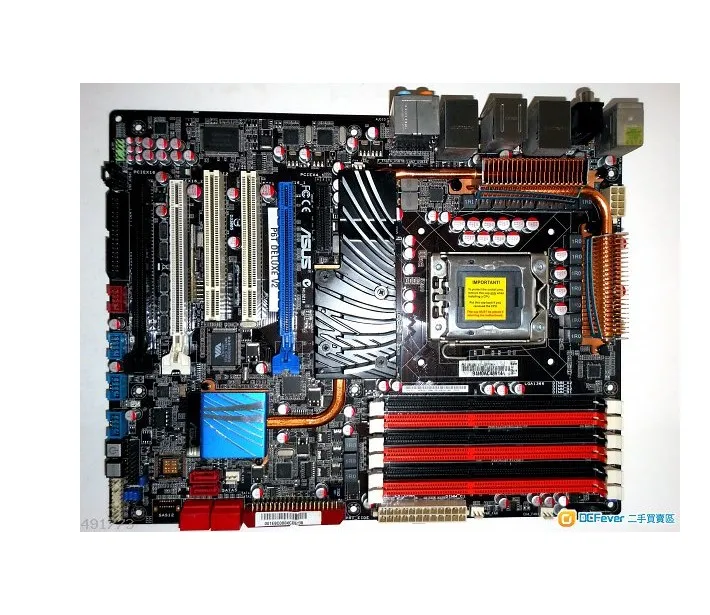 Оригинальная настольная материнская плата для ASUS P6T Deluxe V2 DDR3 LGA 1366 24 ГБ USB2.0 X58