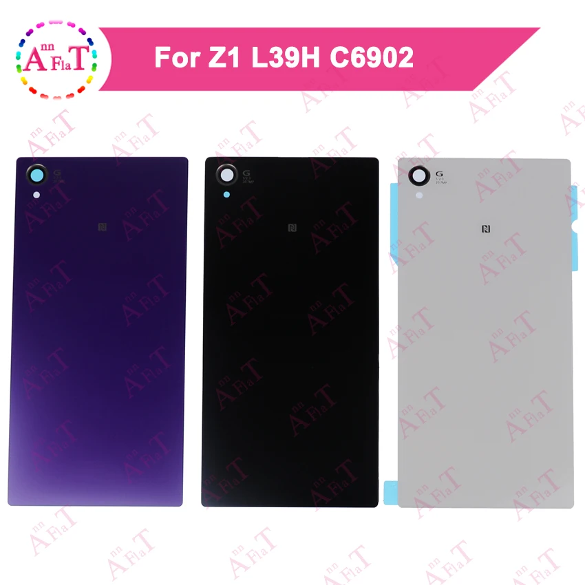 Задняя крышка батарейного отсека для Sony Xperia Z1 L39 L39H C6902 C6903 задняя корпуса сменная