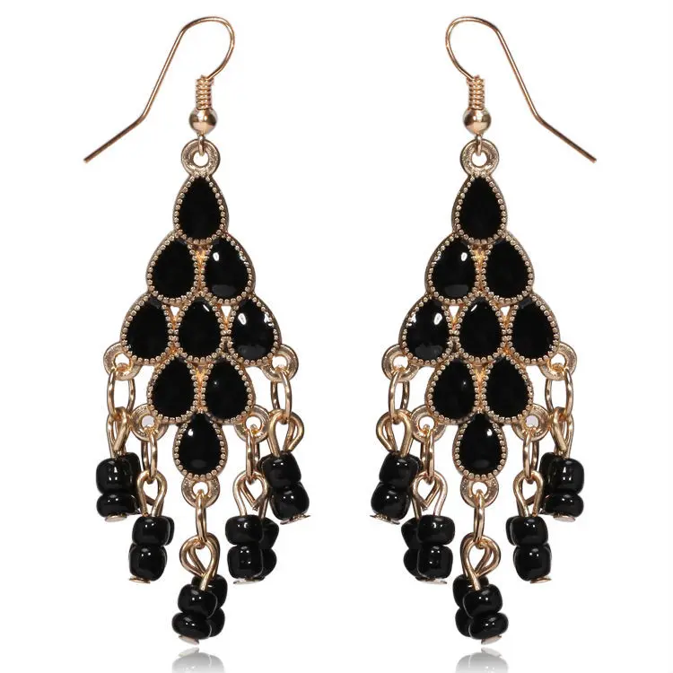 Серьги с красными вставками|earring part|earring studtassel curtain |