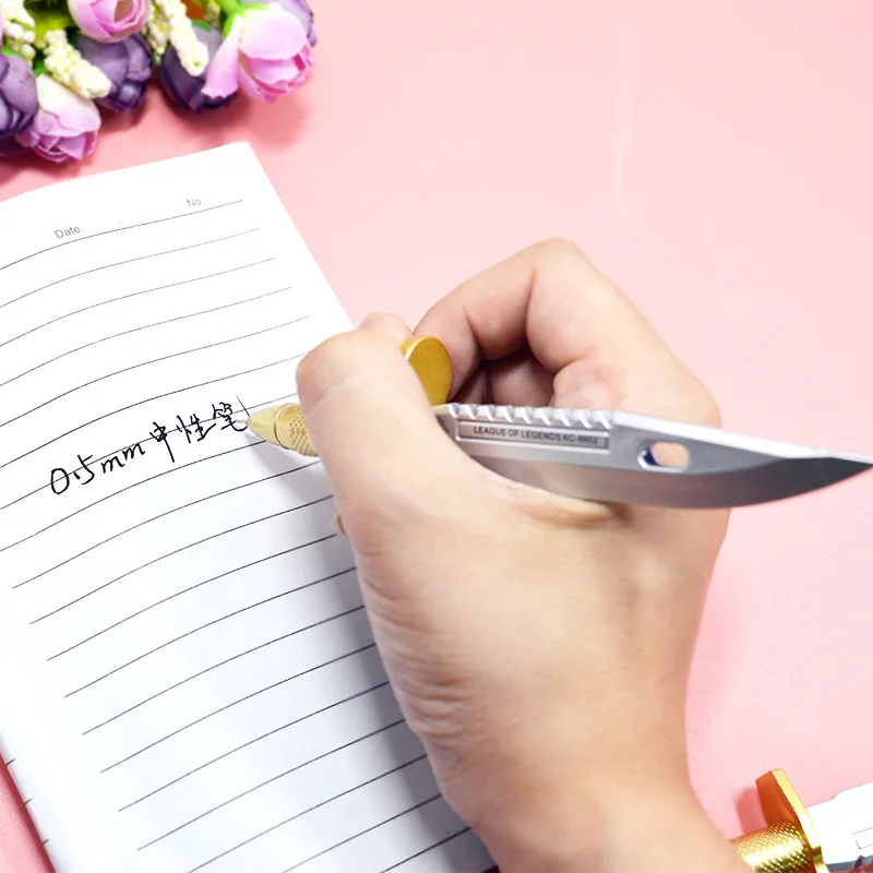 36 шт./лот новинка шариковая ручка в форме ножа школьный подарок для детей ножей