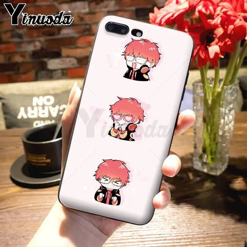 Yinuoda 707 Mystic Messenger Роскошный Гибридный чехол для телефона Apple iPhone 8 7 6 6S Plus X 5S 11pro SE 12pro