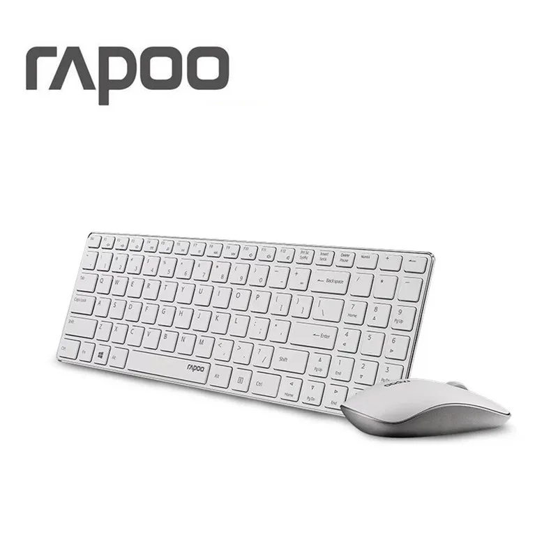 Новая многофункциональная Бесшумная беспроводная клавиатура Rapoo Combos Bluetooth 3 0/4 0 RF