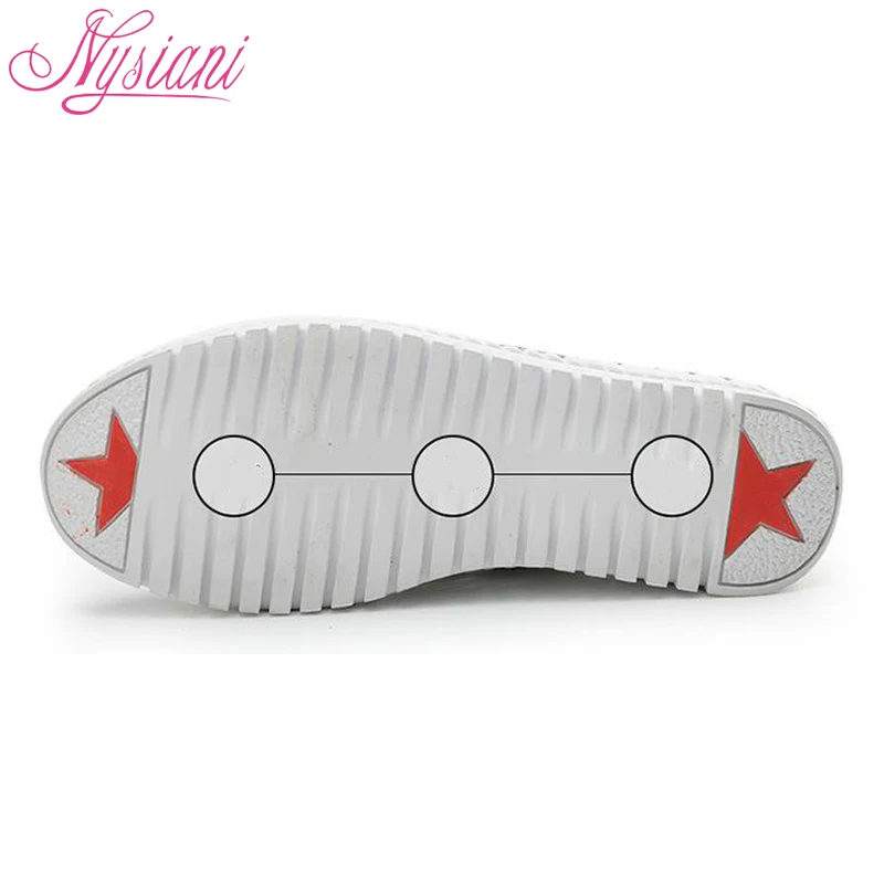 Nysiani/дышащая кожаная обувь для женщин летняя модная повседневная с вырезами без