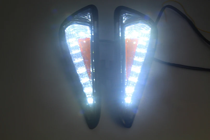 CSCSNL 1 комплект Светодиодный дневной светильник 12v ABS колпак противотуманных фар с