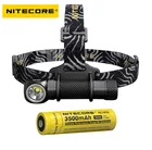 Оригинальный налобный фонарь Nitecore HC33 CREE XHP35, светодиодный, 1800 лм, высокопроизводительный налобный фонарь + аккумулятор Nitecore 3500 мА  ч, 18650