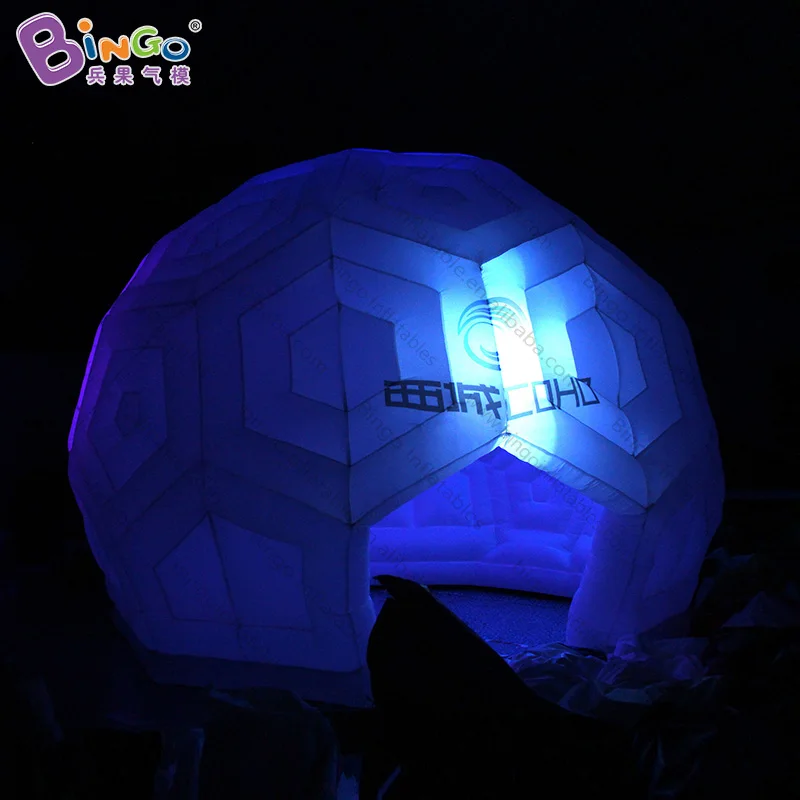 Надувной футбольный купол на заказ 6x4 5 метра для продажи/надувная лампа со