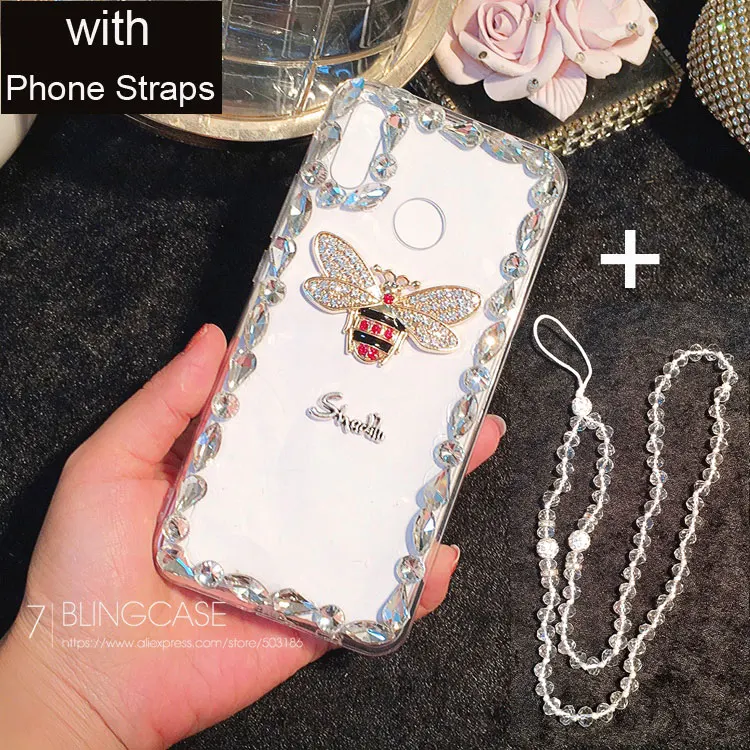 Для samsung Galaxy S3 S4 S5 S6 S7 край S8 S9 Plus Note 2 3 4 5 8 9 G530 со стразами чехол в виде лебедя крышка