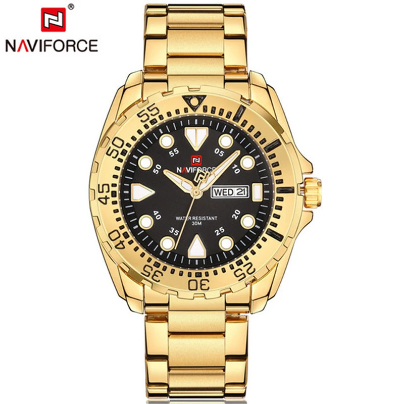 Relogio masculino NAVIFORCE часы для мужчин Элитный бренд Спорт Кварцевые мужчин's