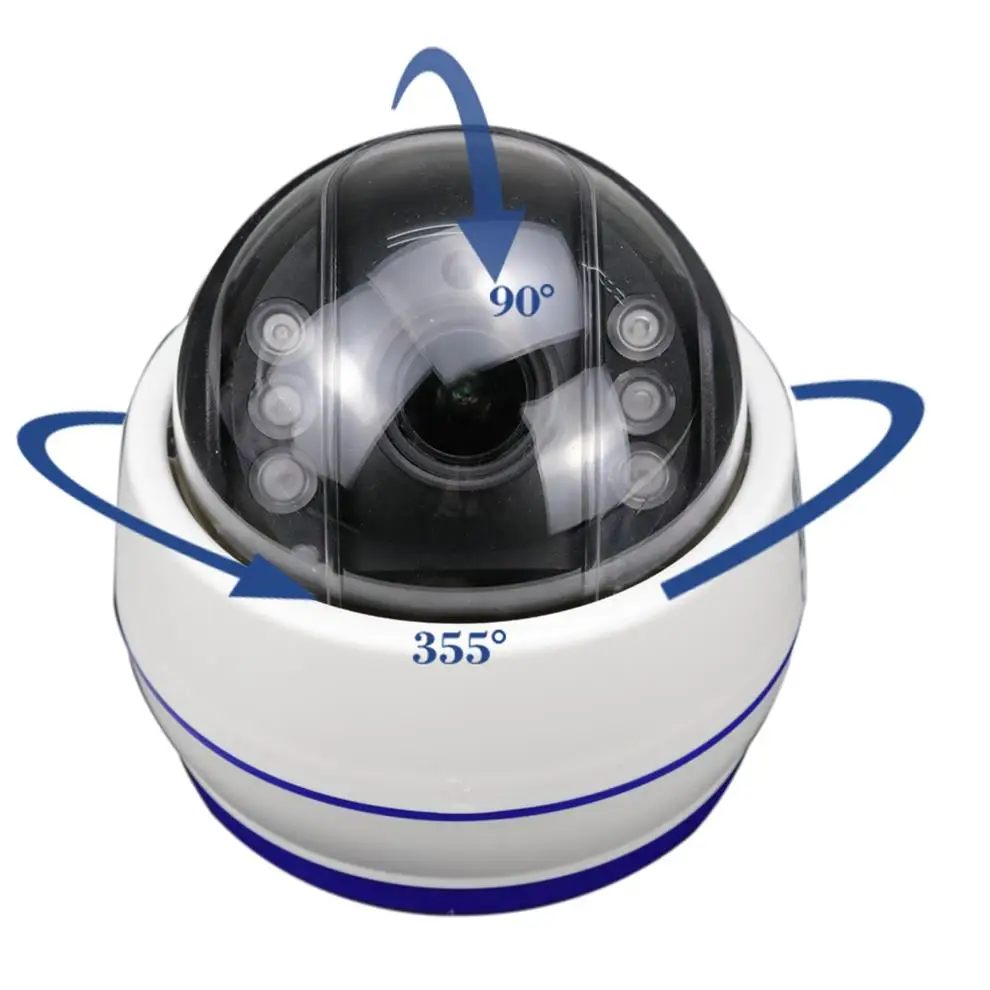 Lyvnal wifi камера Аудио SONY 1080p Мини PTZ купол 5X авто зум объектив с SD/TF слот для карты безопасности IP камера ночного видения