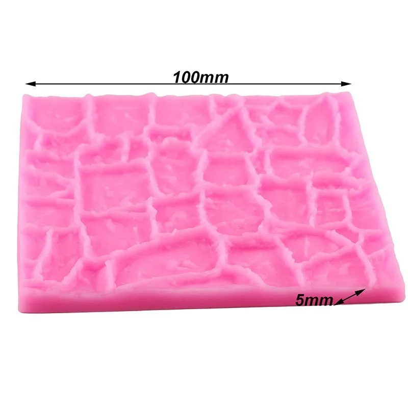 Замок фермы стены Рок камень сад силиконовые формы DIY печенья выпечки Шоколад