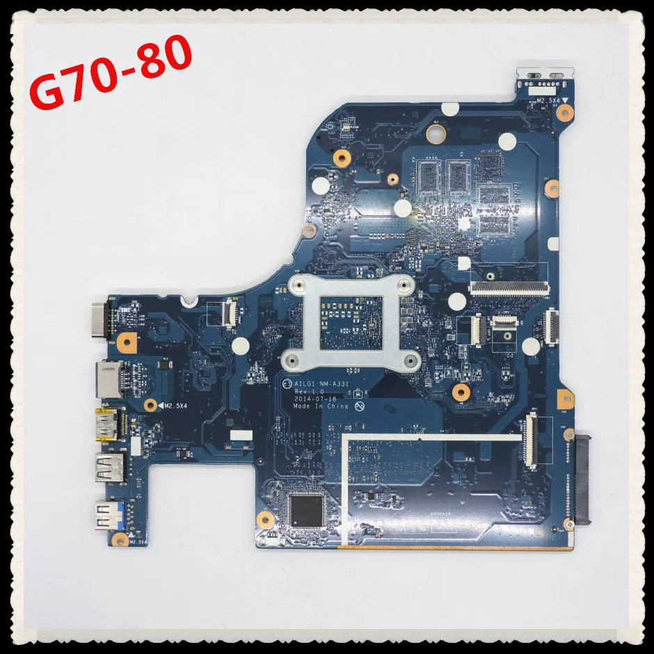 G70 80 материнская плата для ноутбука AILG1 NM A331 DDR3L REV.1.0 I5 5200U с графическим