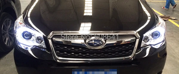 Светодиодный головной фонарь с правой ручкой и хромированным корпусом для Subaru