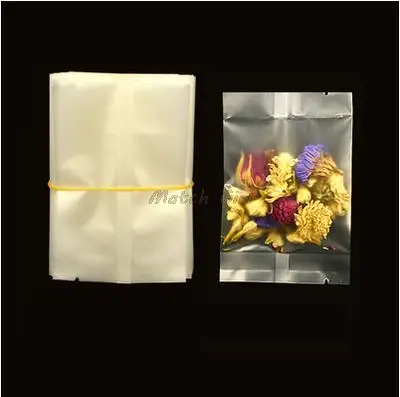 

100pcs/lot-9*6cm,10.5*6.5cm PE frosted plastic bags Food packaging bag Scented tea storage bag