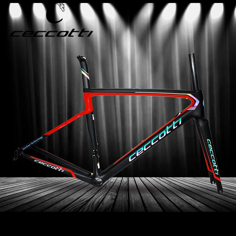 Углеродная рама для велосипеда JERF19 CECCOTTI carbon T800 PF30 дорожный велосипед arbon дороги Di2