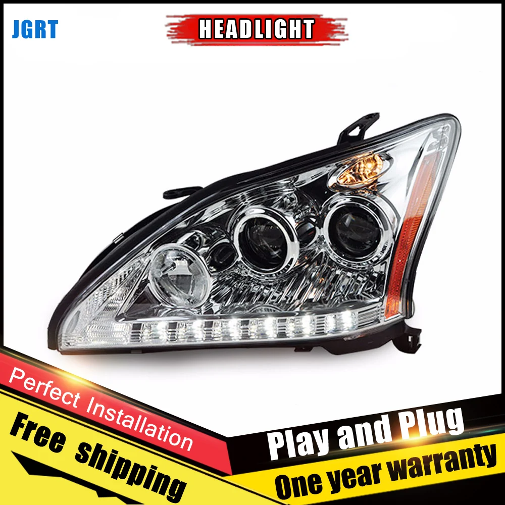 2 шт. светодиодный Автомобильные светодиодные фары для Lexus RX350 2004-2009 RS350 |