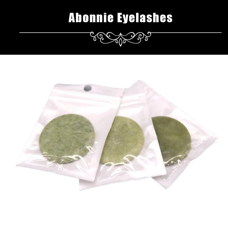 3 шт./лот Круглый Нефритовый камень наращивание ресниц клей поддон подставка