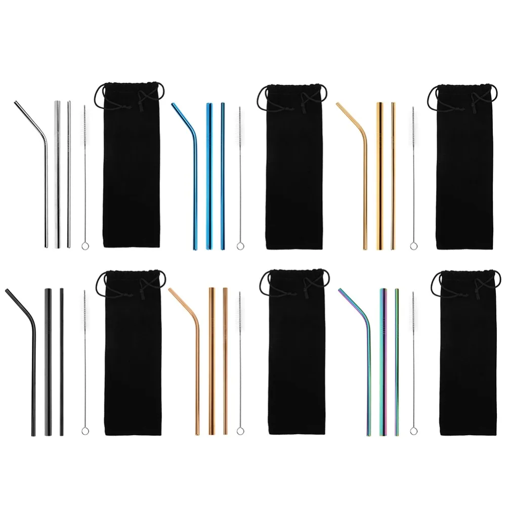 5 шт. многоразовые Металлические винтовые нитки из нержавеющей стали прямые