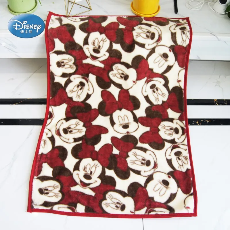 Minnie 1 Дисней мультфильм синий Минни Микки Маус Дети подарок на день рождения мягкие фланелевые одеяло пеленать ребенка обертывание 70x100 см на кроватку - Цвет: Minnie 1