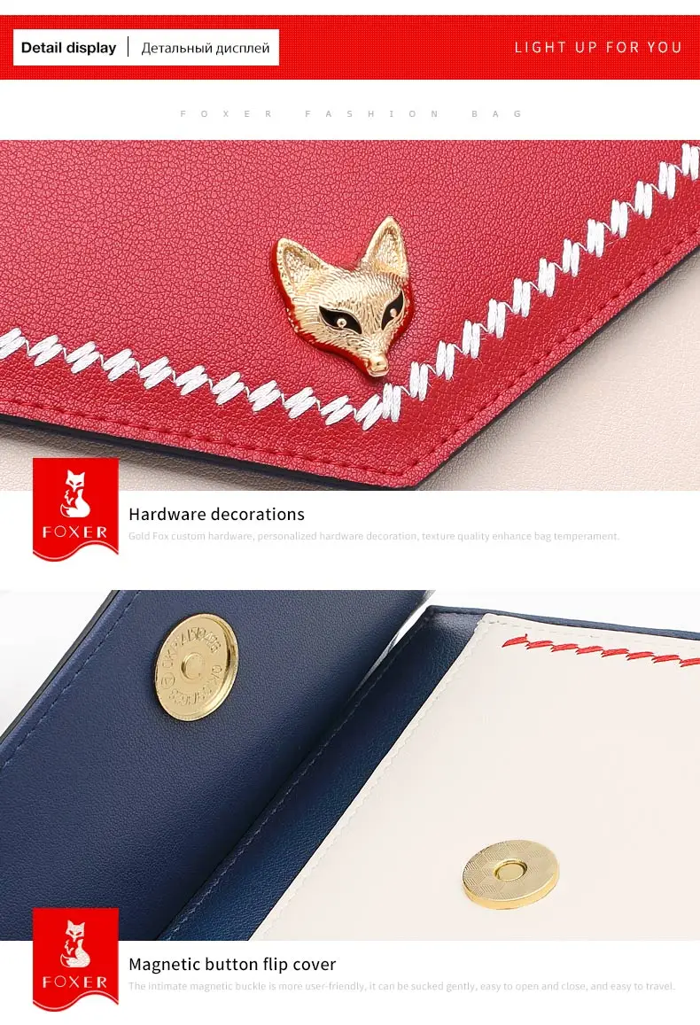 FOXER Фирменная новинка Женская кожаная красочная сумка через плечо женская народная-изготовленная на заказ панельная сумка на плечо специальный дизайн для женщин