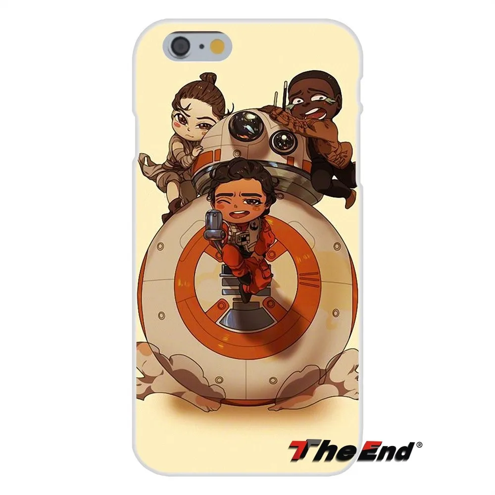 Силиконовый чехол для Sony Xperia Z Z1 Z2 Z3 Z5 compact M2 M4 M5 E3 T3 XA Aqua Cute Star Wars The Force Awakens BB8 R2D2 |