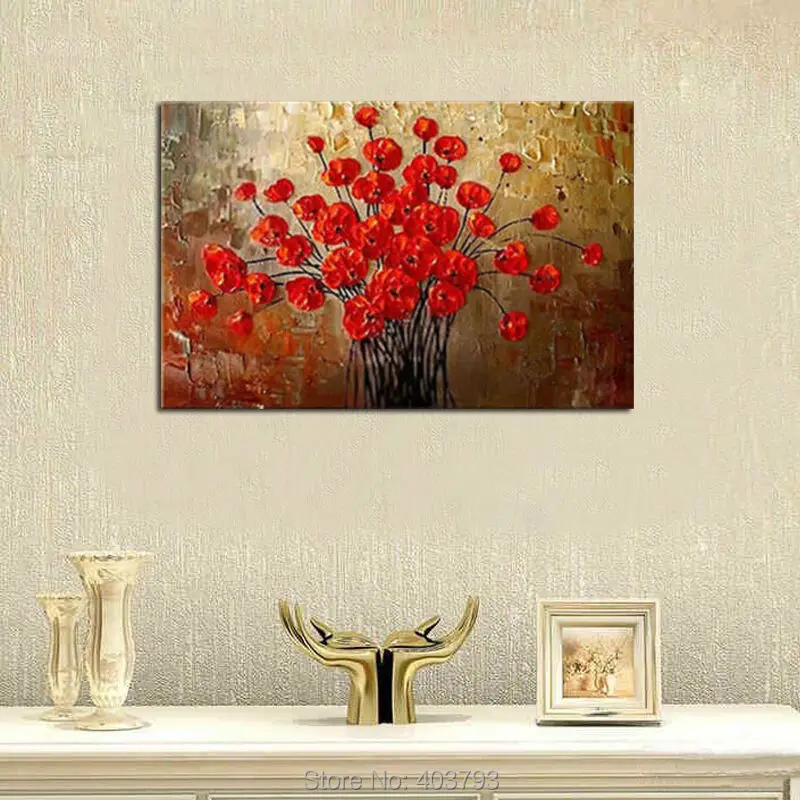 Огромная современная абстрактная картина маслом на холсте 100% Настенный декор