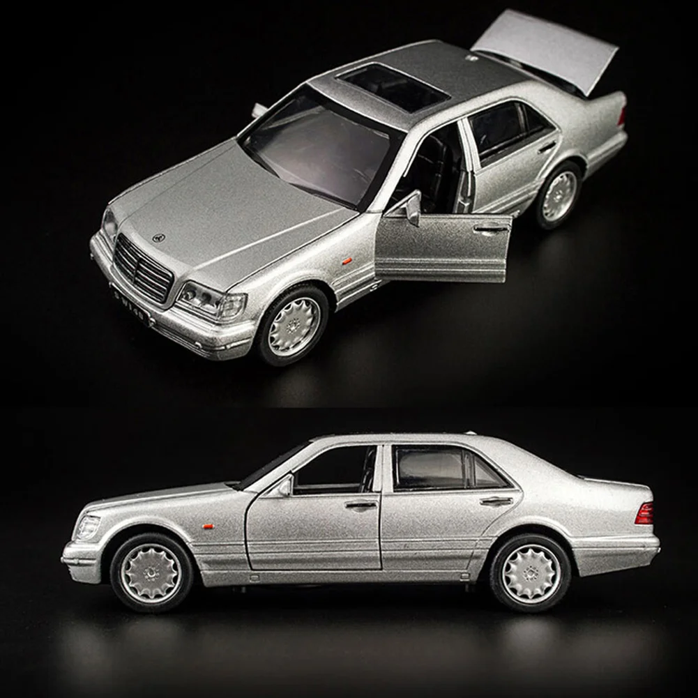 1:32 Mercedes Benz SW140, модель автомобиля из сплава, звуковой светильник, вытяжной игрушечный автомобиль, игрушечный автомобиль из сплава, детский подарок, Прямая поставка, новинка