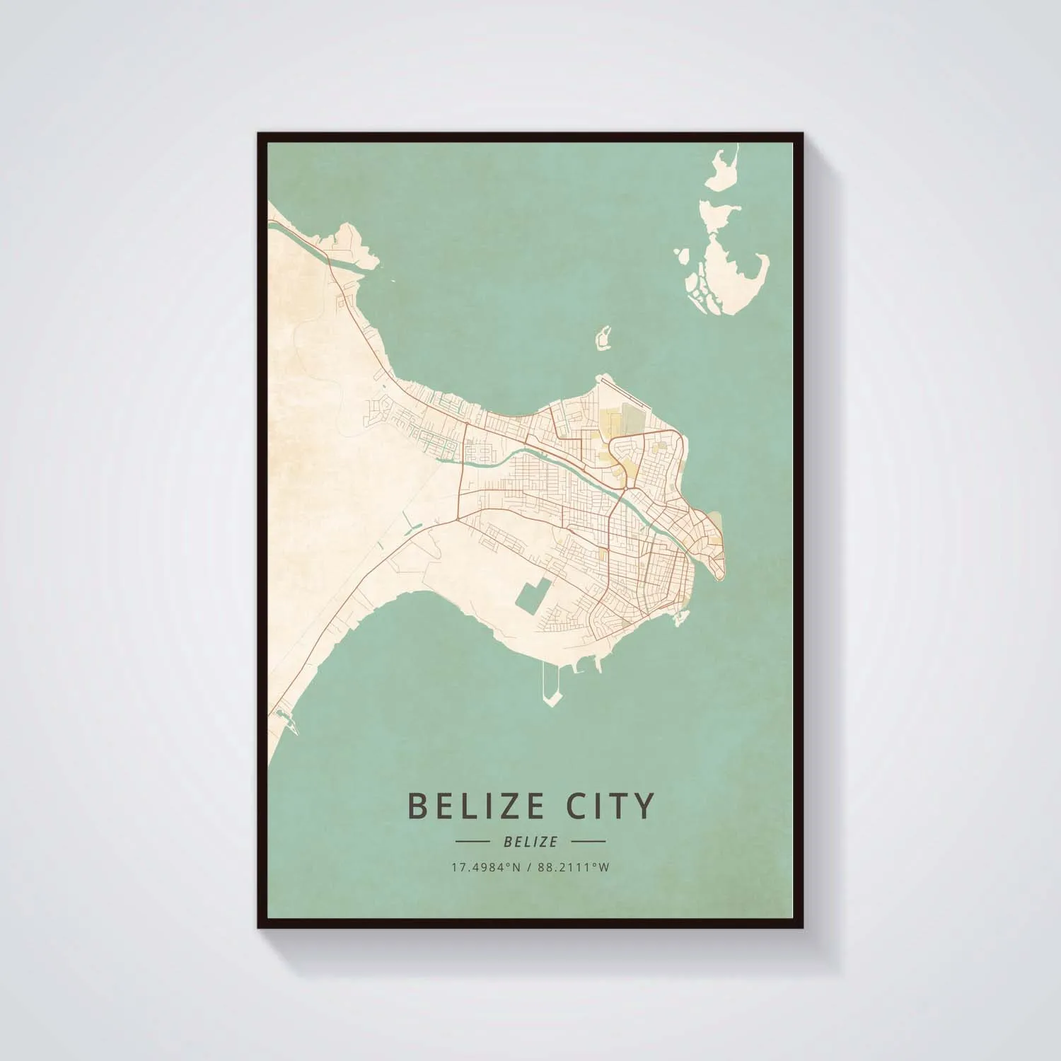 

Belize City Poster