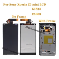 4 6 original screen for sony xperia z5 compact lcd display touch screen for sony xperia z5 mini e5823 e5803 lcd repair parts