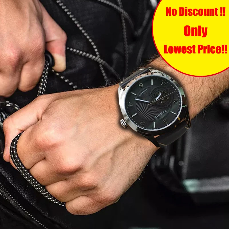 Часы мужские Parnis механические автоматические модные повседневные 50 м