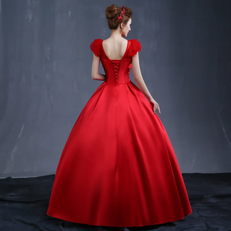 Королевское синее атласное платье Quinceanera милые платья 16 с аппликацией и бисером
